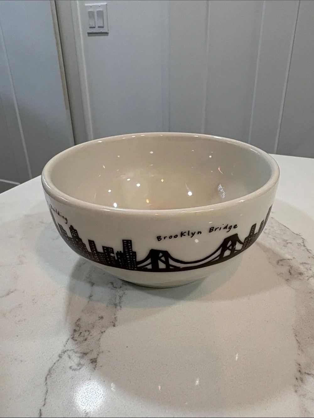 FISHS EDDY New York City Ceramic Skyline Bowl
